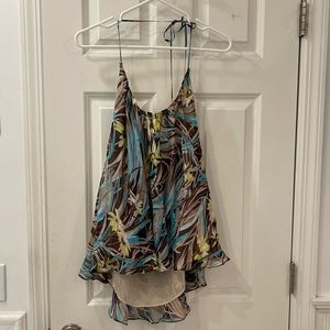 Vintage silk milly halter top